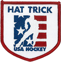 USA Hockey Hat Trick Patch